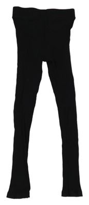 Černé žebrované legíny Matalan