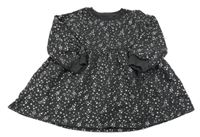 Antracitové teplákové šaty s hvězdičkami F&F