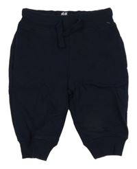 Tmavomodré tepláky H&M