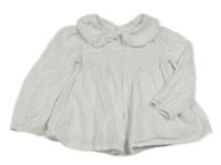 Bílá pruhovaná halenka s límečkem Primark