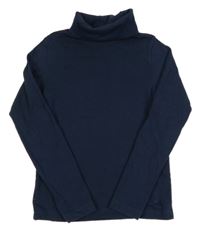 Tmavomodré tričko s rolákom Lupilu