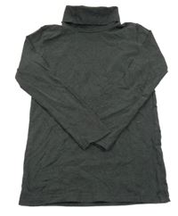 Tmavošedé triko s rolákem 