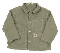 Khaki riflová košile s kapsami H&M