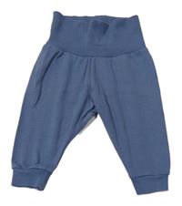 Tmavomodré lehké tepláky H&M