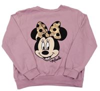Růžová mikina s Minnie H&M
