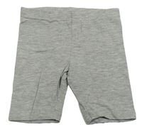 Sivé melírované elastické kraťasy zn. H&M