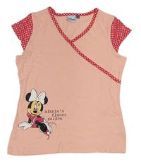 Růžové tričko s Minnie Disney
