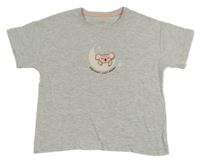 Světlešedé melírované pyžamové tričko s koalou F&F