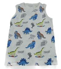 Biele tielko s diny C&A