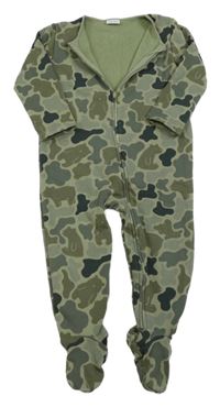 Khaki army teplákový overal s medvídky Next