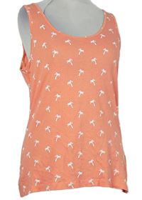 Dámský lososový top s palmami Primark