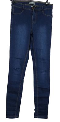 Dámské tmavomodré skinny rifle Dorothy Perkins 