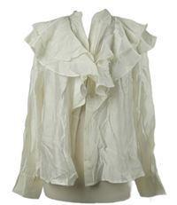 Dámská smetanová halenka s límcem H&M