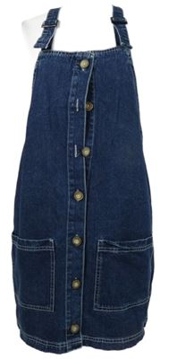 Dámské tmavomodré riflové laclové šaty Matalan 