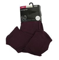 Nové - Dámske vínové pančuchy M&S