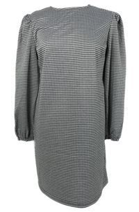 Dámské černo-šedé vzorované šaty Primark 