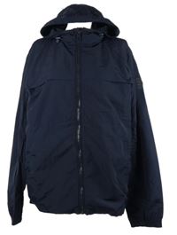 Pánská tmavomodrá šusťáková jarní bunda s kapucí S. Oliver 