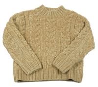 Béžový žinylkový sveter C&A