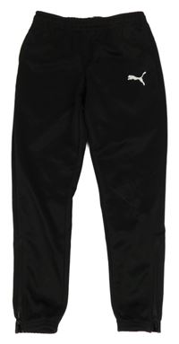 Černé sportovní kalhoty s logem Puma