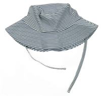 Bílo-modrý UV klobouk H&M
