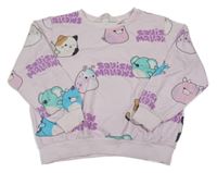 Ružovo-farebná mikina so Squishmallows H&M