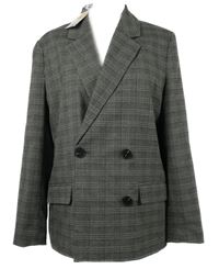 Nové - Dámský šedý kostkovaný blejzr Primark 