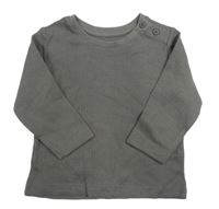 Tmavošedé žebrované/vzorované mikinotriko Matalan