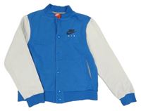 Modro-bílá baseballová mikina s logem Nike Air