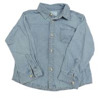 Světlemodrá riflová košile s kapsami Primark