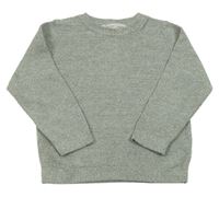 Khaki melírovaný sveter Primark