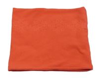 Korálový fleecový nákrčník s vločkami 