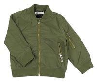 Khaki šusťákový jarní bomber H&M