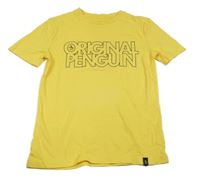 Žlté tričko s nápisom