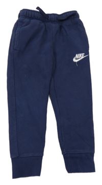 Tmavomodré tepláky Nike