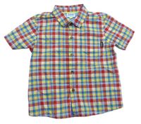 Farebná kockovaná košeľa Ted Baker