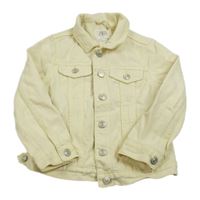 Smotanová rifľová bunda Zara