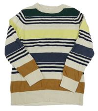 Farebný pruhovaný sveter H&M