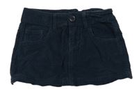 Tmavomodrá menšestrová sukňa Benetton