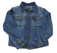 Tmavomodrá rifľová bunda Zara