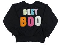 Čierna oversize mikina s nápisom George