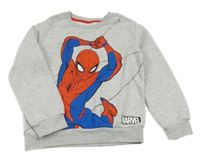 Sivá mikina so Spider-manem Marvel