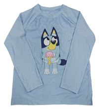 Světlemodré UV triko Bluey