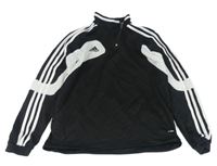 Čierno-biela funkčná športová mikina zn. Adidas
