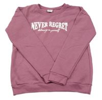 Vínová mikina s nápismi Y.F.K.