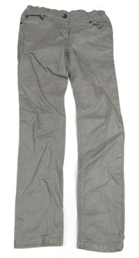 Sivé trblietavé skinny rifle YIGGA