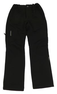 Čierne softshellové nohavice ICEPEAK