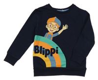 Tmavomodrá mikina s bavičem Blippim George
