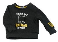 Antracitová mikina s Batmanem Primark