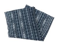 Tmavomodrý vzorovaný multifunkční nákrčník