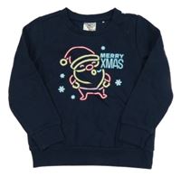 Tmavomodrá mikina so Santou L&D